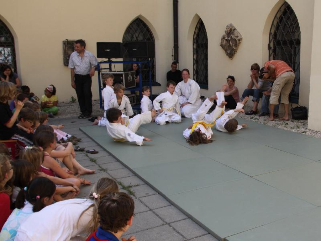 Aikido - Vorführung zum Schulfest