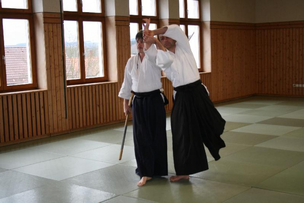 Maik Gräfe (4.Dan Aikikai) zu Gast beim Stiftland Aikido