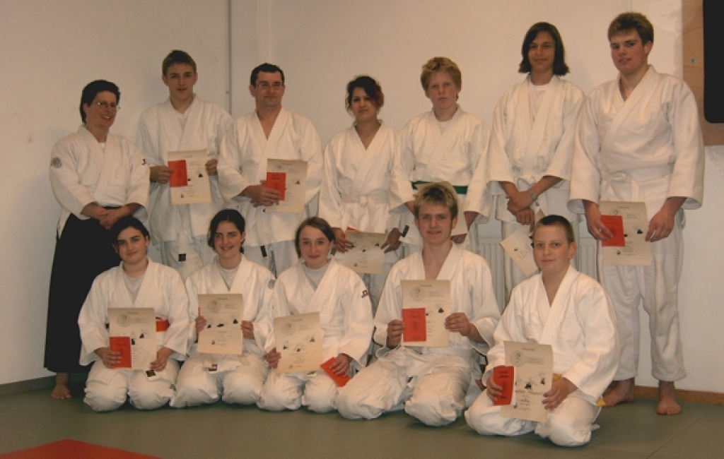 Erste Kyu-Prüfung in Tirschenreuth im Jahr 2006